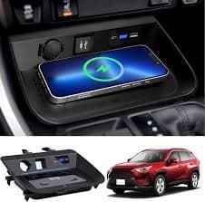 CARGADOR INALAMBRICO ORIGINAL PARA TOYOTA RAV4 2020-2025