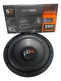 Subwoofer PowerBass S-84 8" Bobina Sencilla