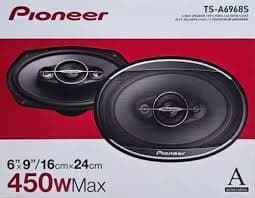 Parlante Pioneer TS-A6968S 6x9" 4 Vías 450W para Carro