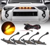 PLAQUERO DE BAUL LED NEGRO BRILLANTE TOYOTA 4RUNNER 2010-2024