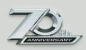 JUEGO DE EMBLEMAS CROMADOS 70TH ANNIVERSARY LAND CRUISER VDJ 2008-2024