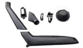 SNORKEL NEGRO EN ABS IMPORTADO TOYOTA LAND CRUISER VDJ 2008-2024