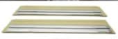 BOCELES LATERALES BLANCO CON CROMADO TOYOTA LAND CRUISER LC70 2 PUERTAS
